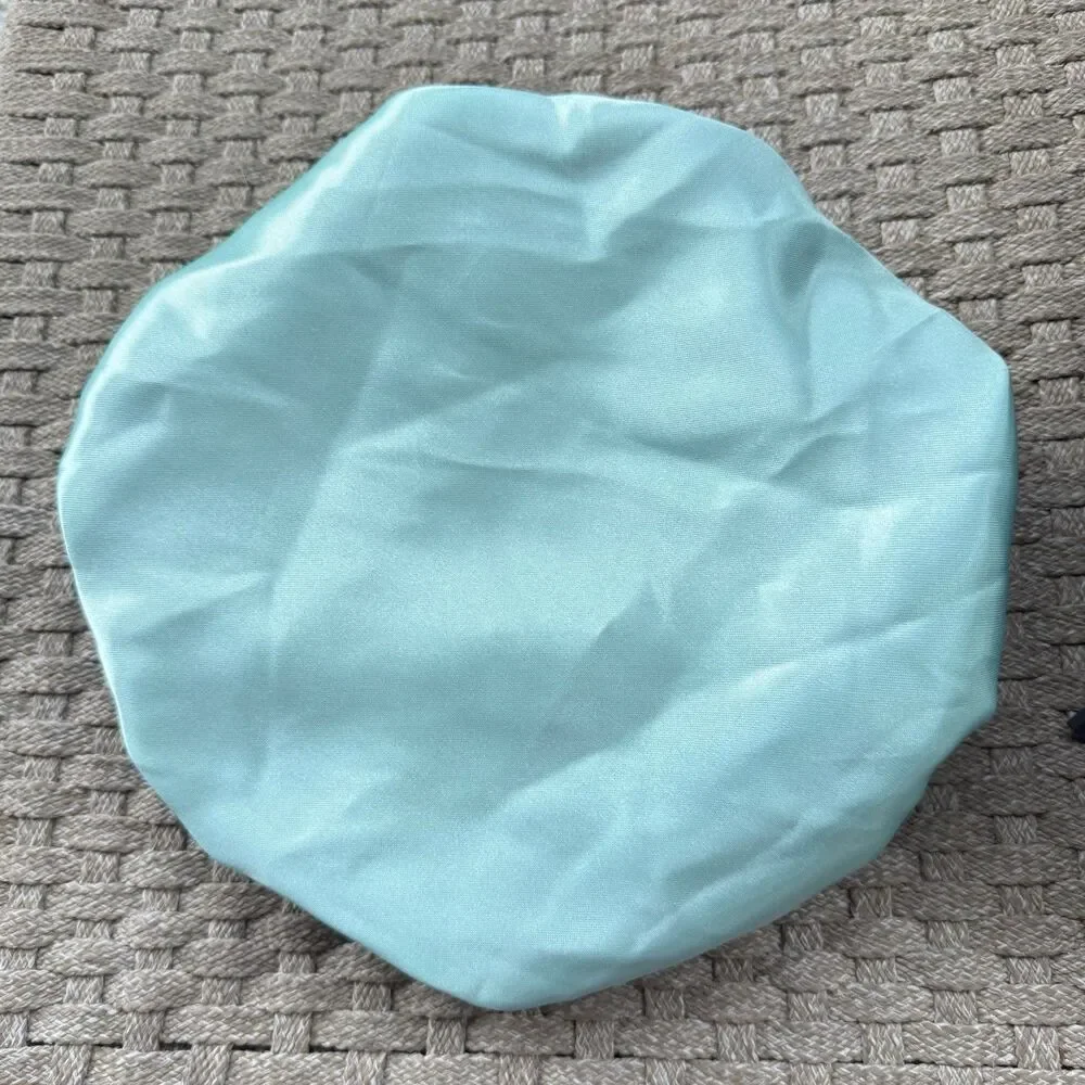Reversible Satin Sleep Bonnet – Blue & Purple– Extra Large, Elastic Fit